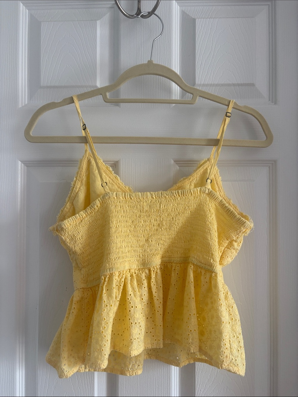 Japna Yellow Ruffle Cami Top - Picture 3 of 4